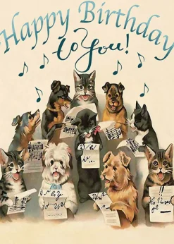 . . . And We All Sing Together! Birthday Card
