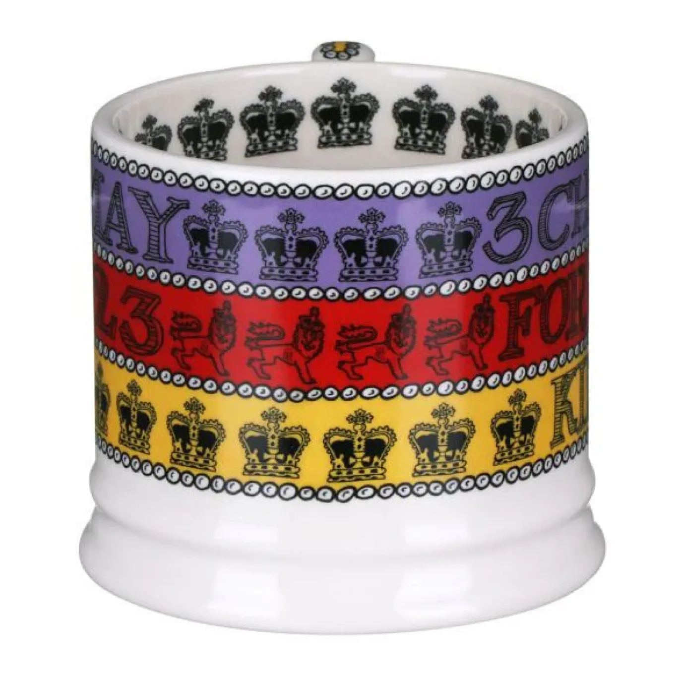 3 Cheers for King Charles III Small Mug