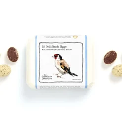 12 Gold Finch Eggs by The Chocolate Detective
