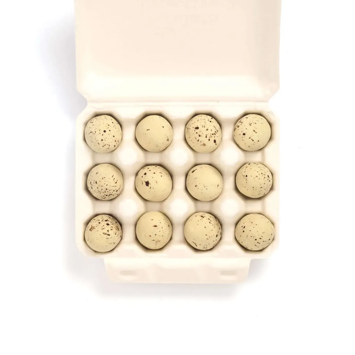 12 Gold Finch Eggs by The Chocolate Detective
