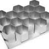 15 Piece 2.5 inch Hexagon Multi Mini Cake Tin Set