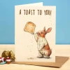 A Toast to You Greetings Card
