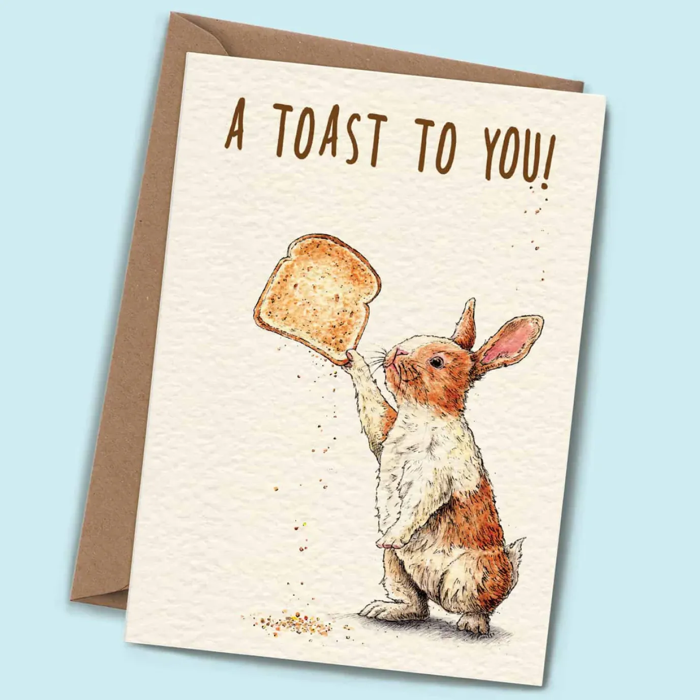 A Toast to You Greetings Card
