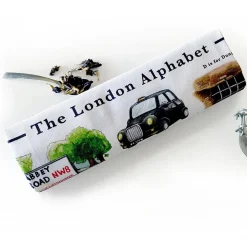 A Very London Alphabet Tea Towel