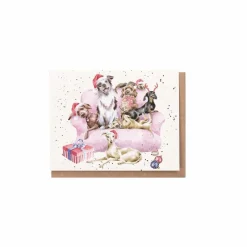 'A Winter's Tail' Dog Gift Enclosure Card