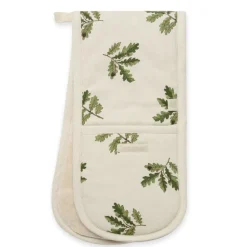 Acorn and Oak Leaves Double Oven Glove