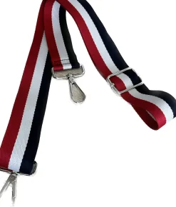 Adjustable Red, White & Blue Bag Strap