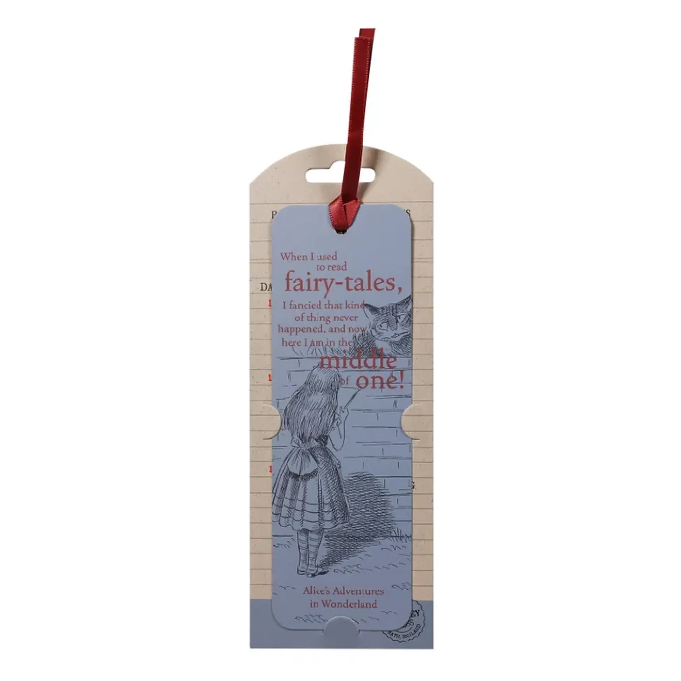 Alice's Adventures in Wonderland Bookmark