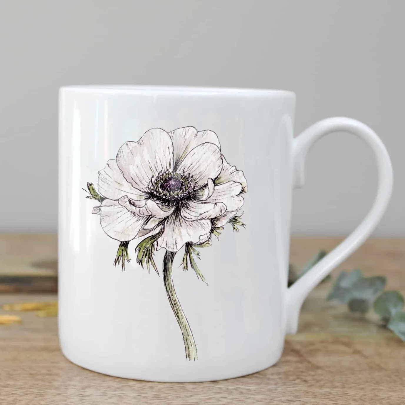 Anemone Bone China Mug Boxed