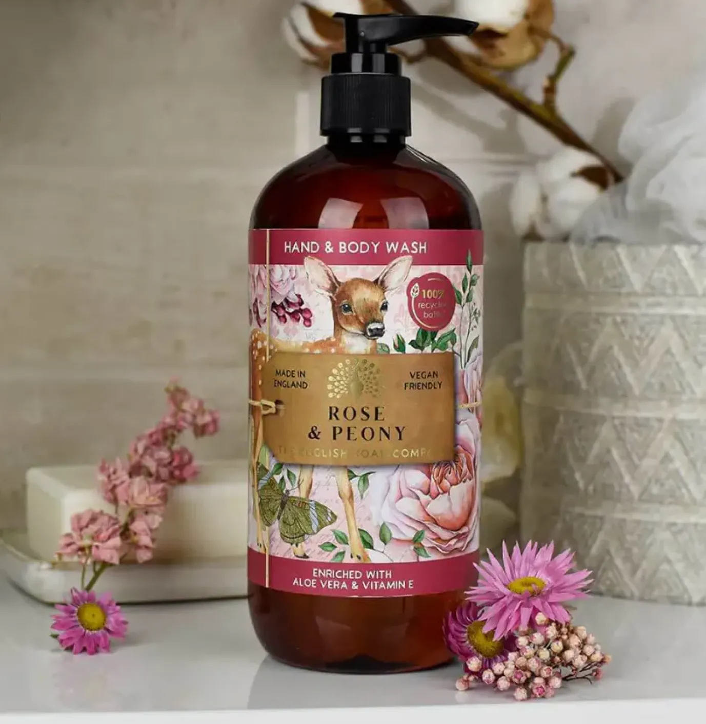 Anniversary Rose & Peony Hand and Body Wash