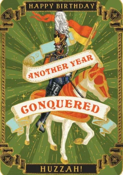Another Year Conquered Greeting Card