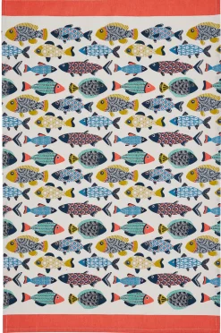Aquarium Cotton Tea Towel