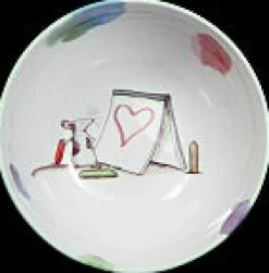 Art of Love Medium Bone China Bowl