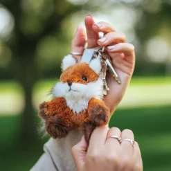 'Autumn' Fox Plush Character Keyring