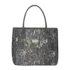 Autumn Jacquard Grey Tote Bag