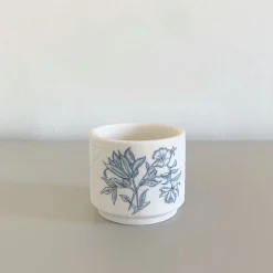 Azalea Ceramic Small Footed Tea Light Holder