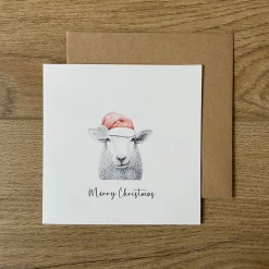 Baaley Sheep Christmas Greetings Card