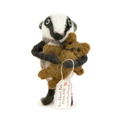 Baby Badger with Bear