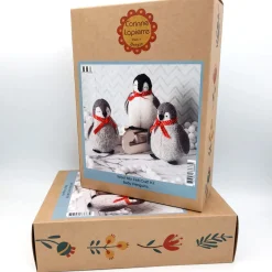 Baby Penguins Wool Mix Felt Craft Kit