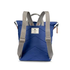 Bantry Burnt Blue Recycled Nylon Backpack - Medium