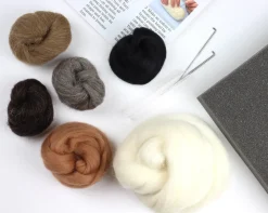 Barn Owl Needle Felting Kit