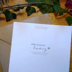 Basset Hound and Hedgehog Greetings Card