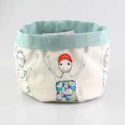 Bathers Embroidered Art Pot