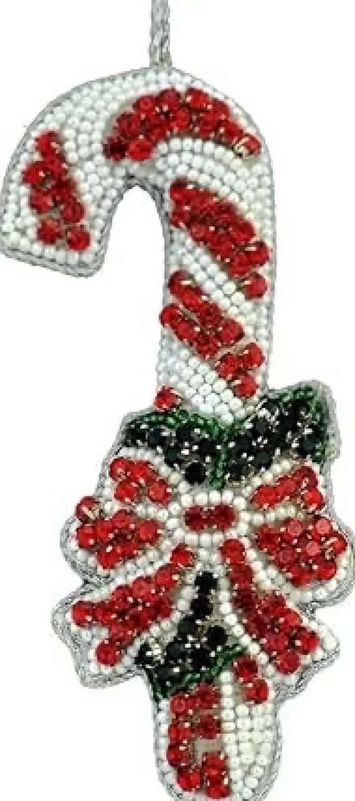 Beaded Candy Cane Decoration by Tinker Tailor London