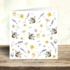 Bee & Lavender Art Card