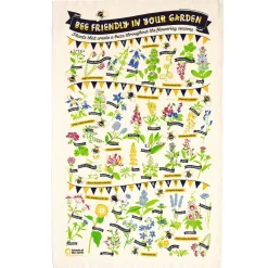 Bee Friendly Tea Towel by Stuart Gardiner