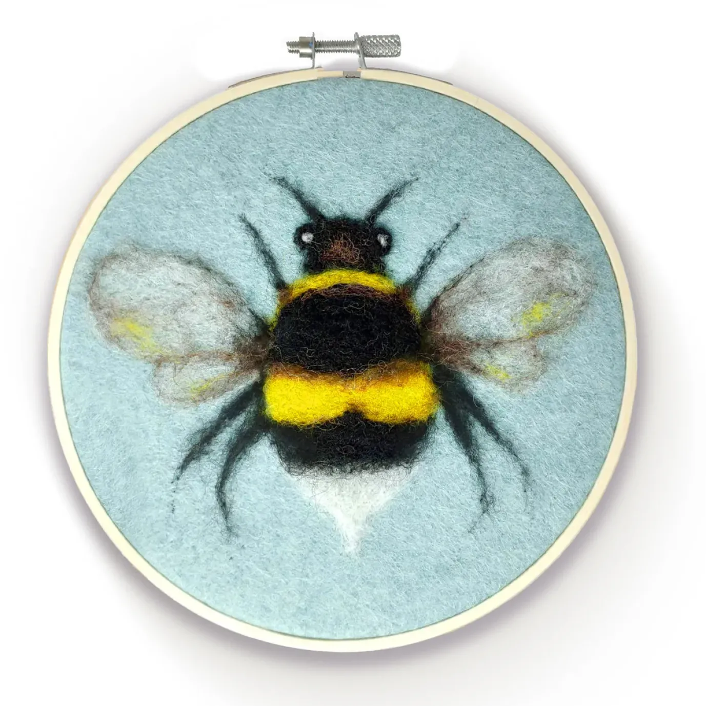 Bee in a Hoop Needle Felting Kit