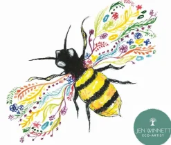 Bee Signed Art Print
