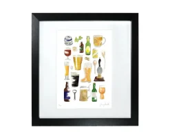 Beer Print by Corinne Alexander