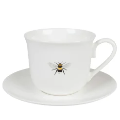Bees Large Tea Cup & Saucer
