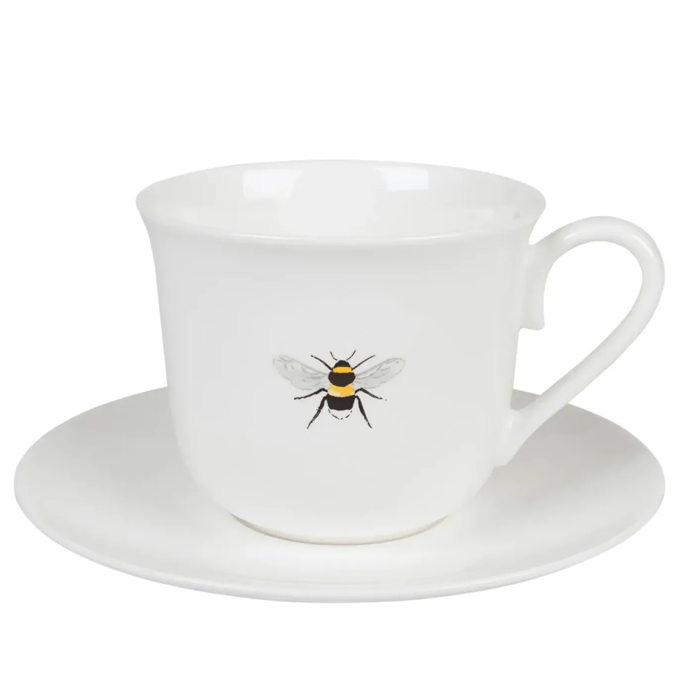 Bees Large Tea Cup & Saucer