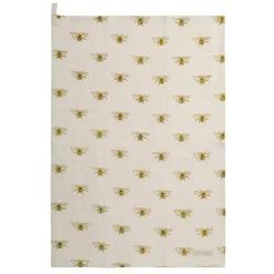 Bees Linen Tea Towel