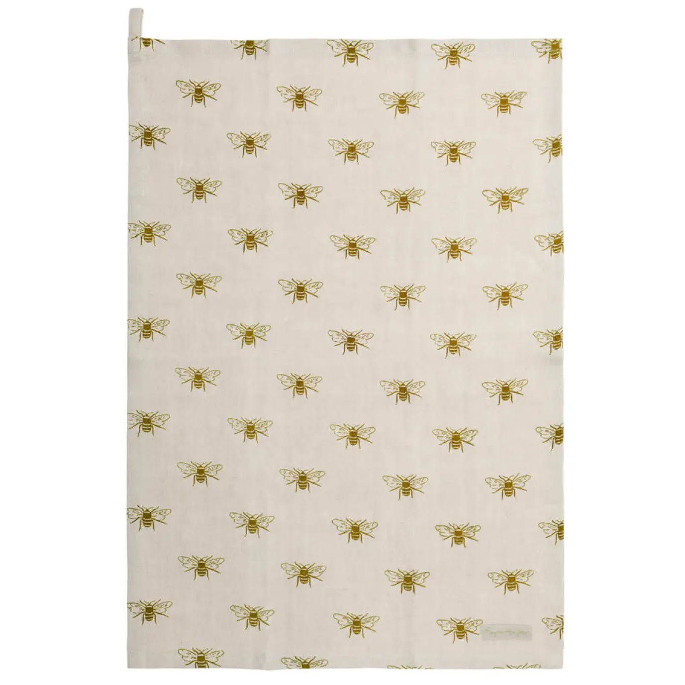 Bees Linen Tea Towel