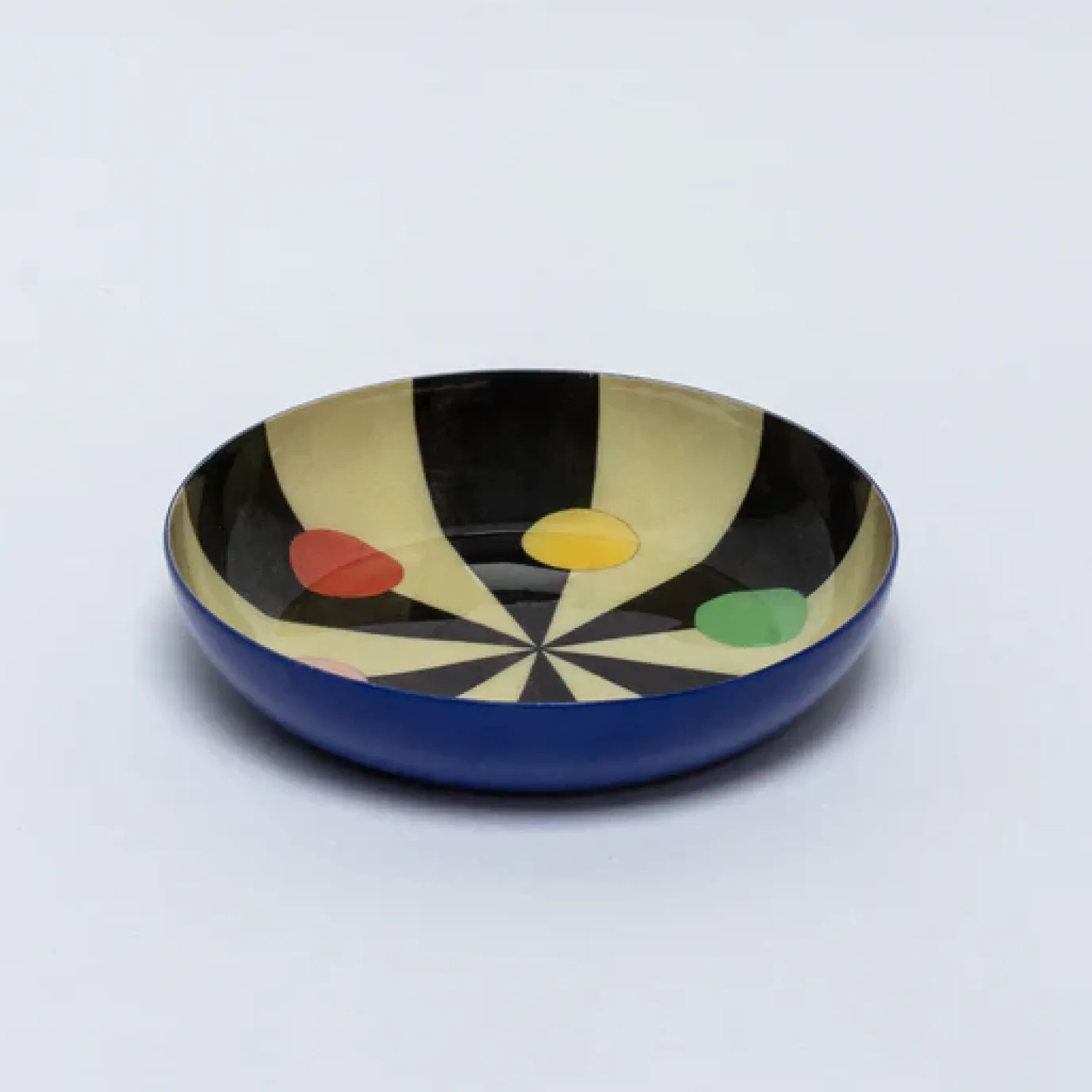 Benson's Colour Hexagon Round Enamel Printed Tray