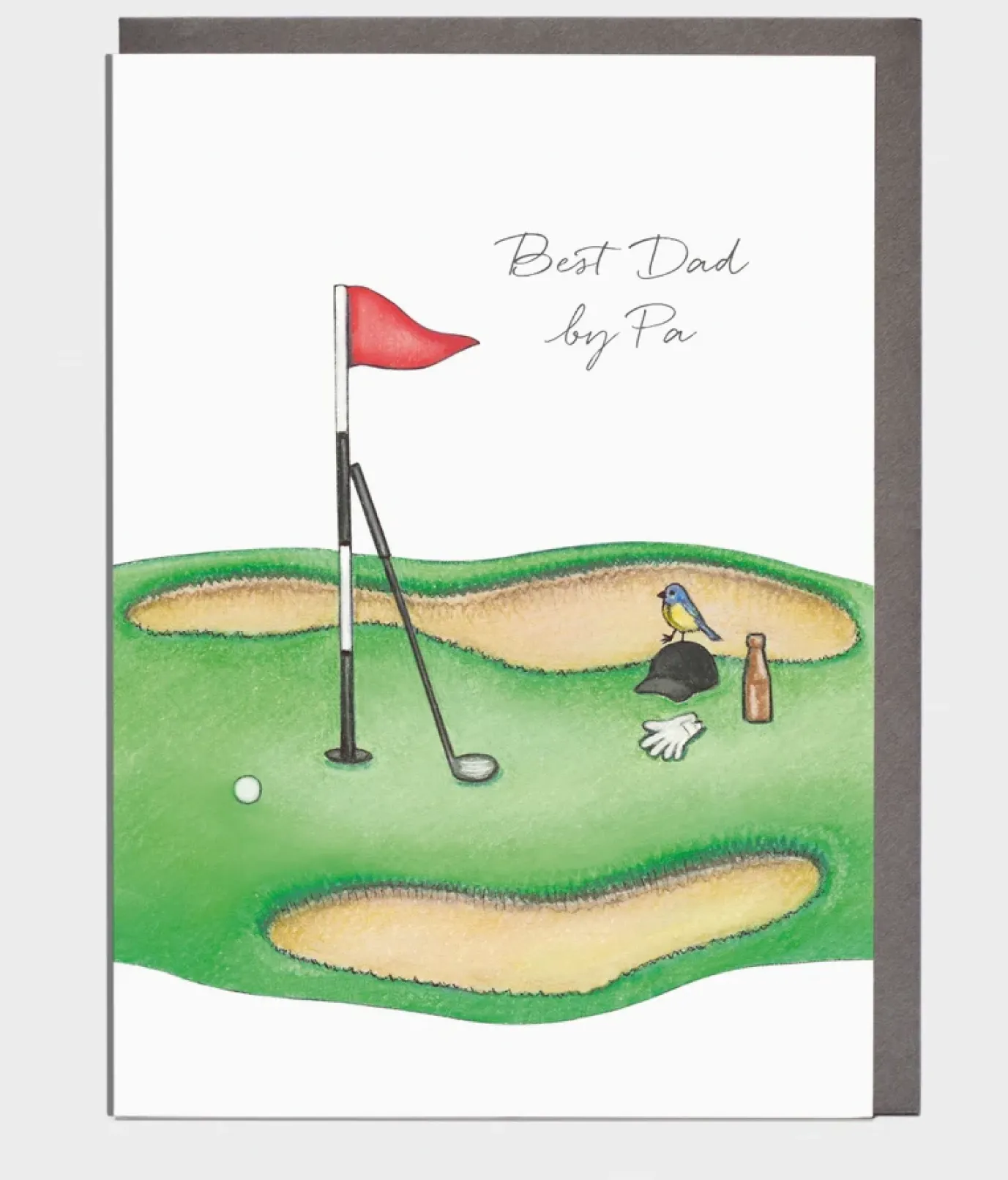 Best Dad by Pa Father's Day Card