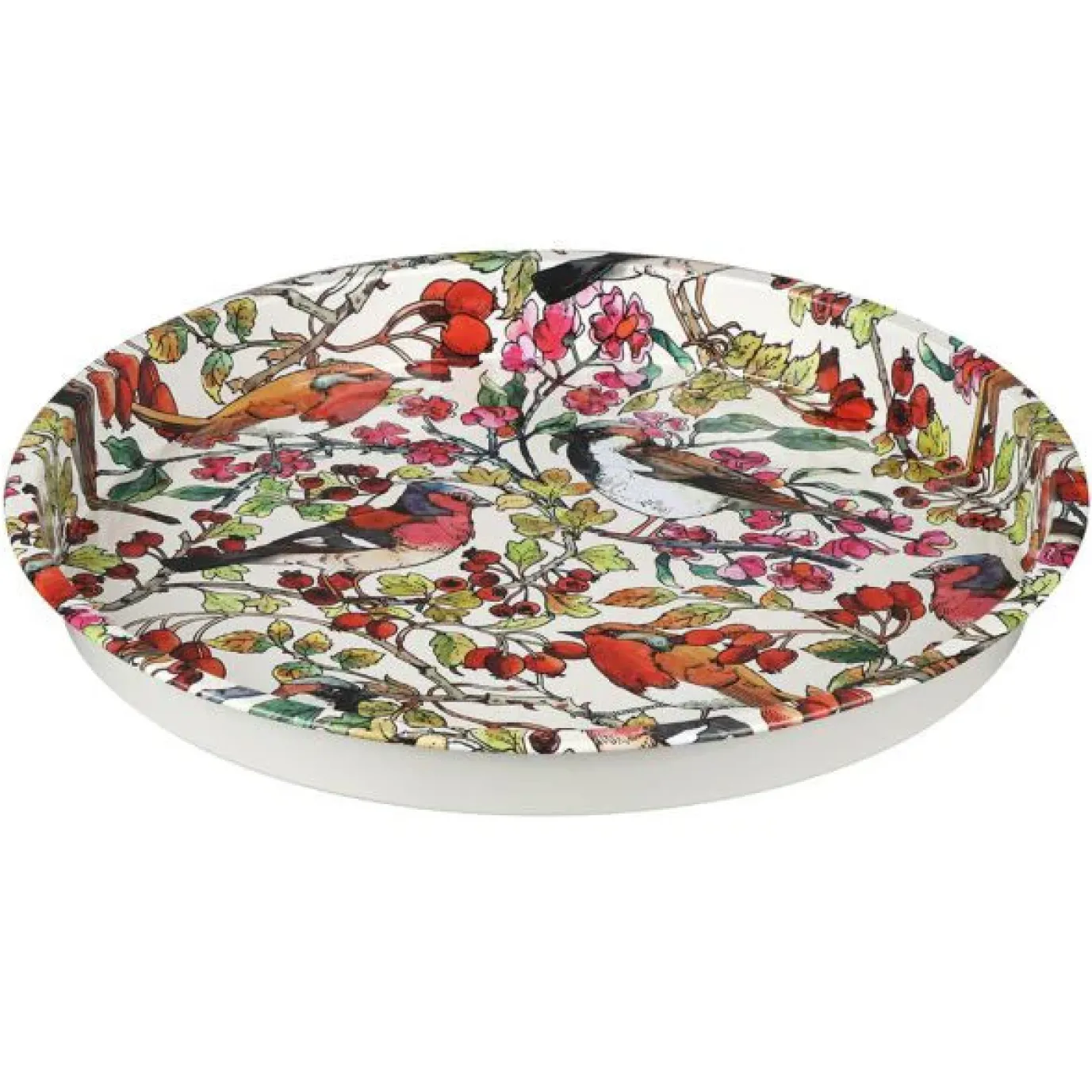 Birds in the Hedgerow Deepwell Tin Tray