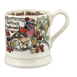 Birds In The Hedgerow Hawthorn & Chaffinch 1/2 Pint Mug