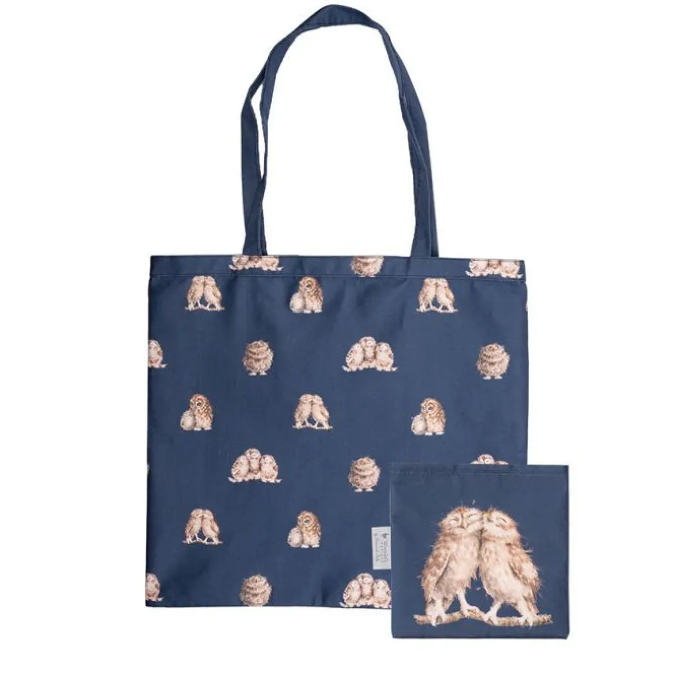 'Birds of a Feather' Owl Foldable Shopping Bag
