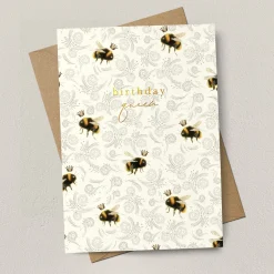 Birthday Queen Bee Repeat Greeting Card