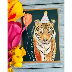Birthday Tiger Eco-card