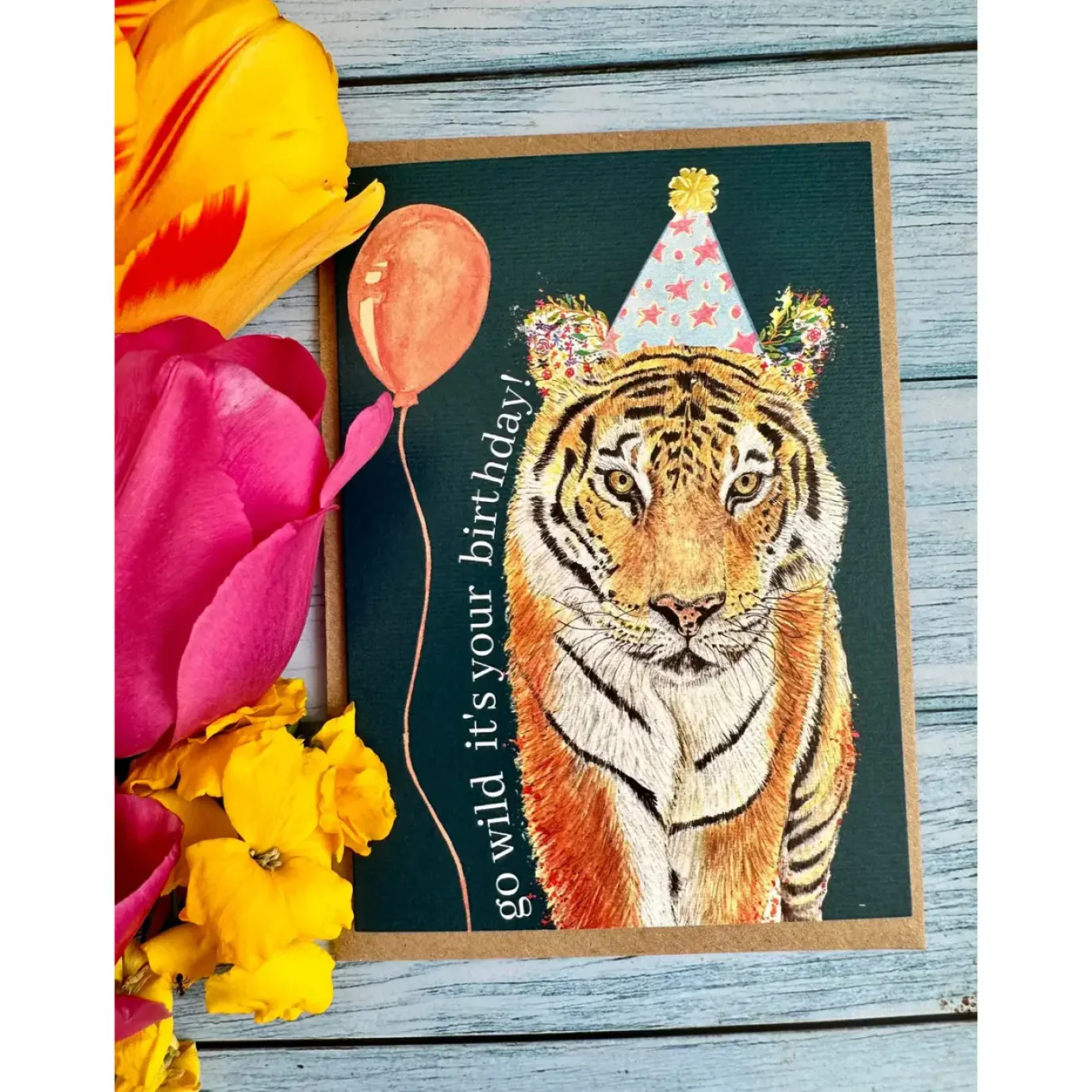 Birthday Tiger Eco-card