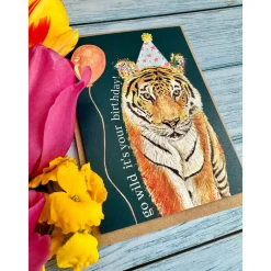 Birthday Tiger Eco-card