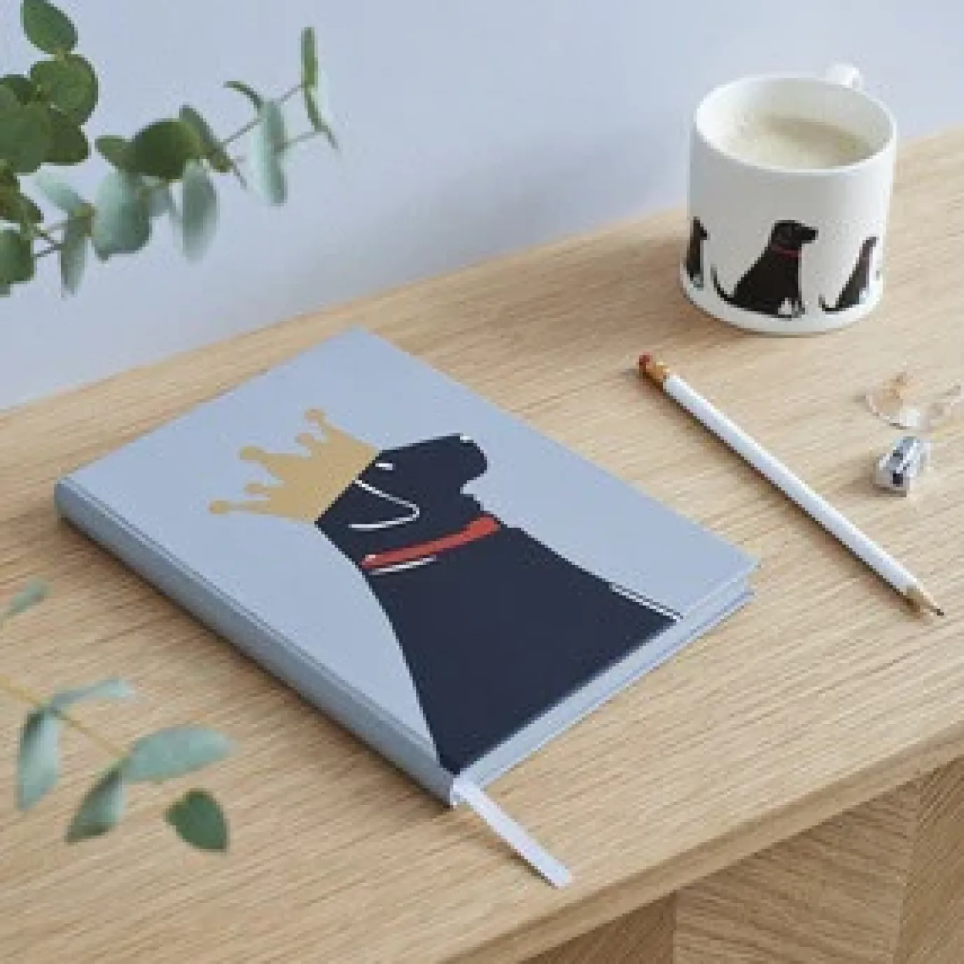 Black Labrador Notebook