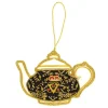 Black Royal Teapot Decoration by Tinker Tailor London