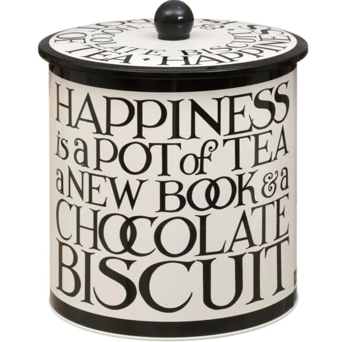 Black Toast Biscuit Barrel