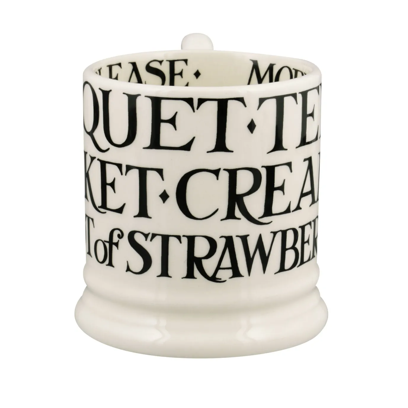 Black Toast Cream Tea 1/2 Pint Mug